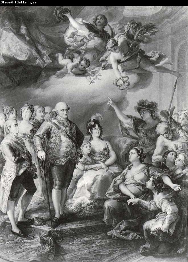 Vicente Lopez Family of Carlos IV